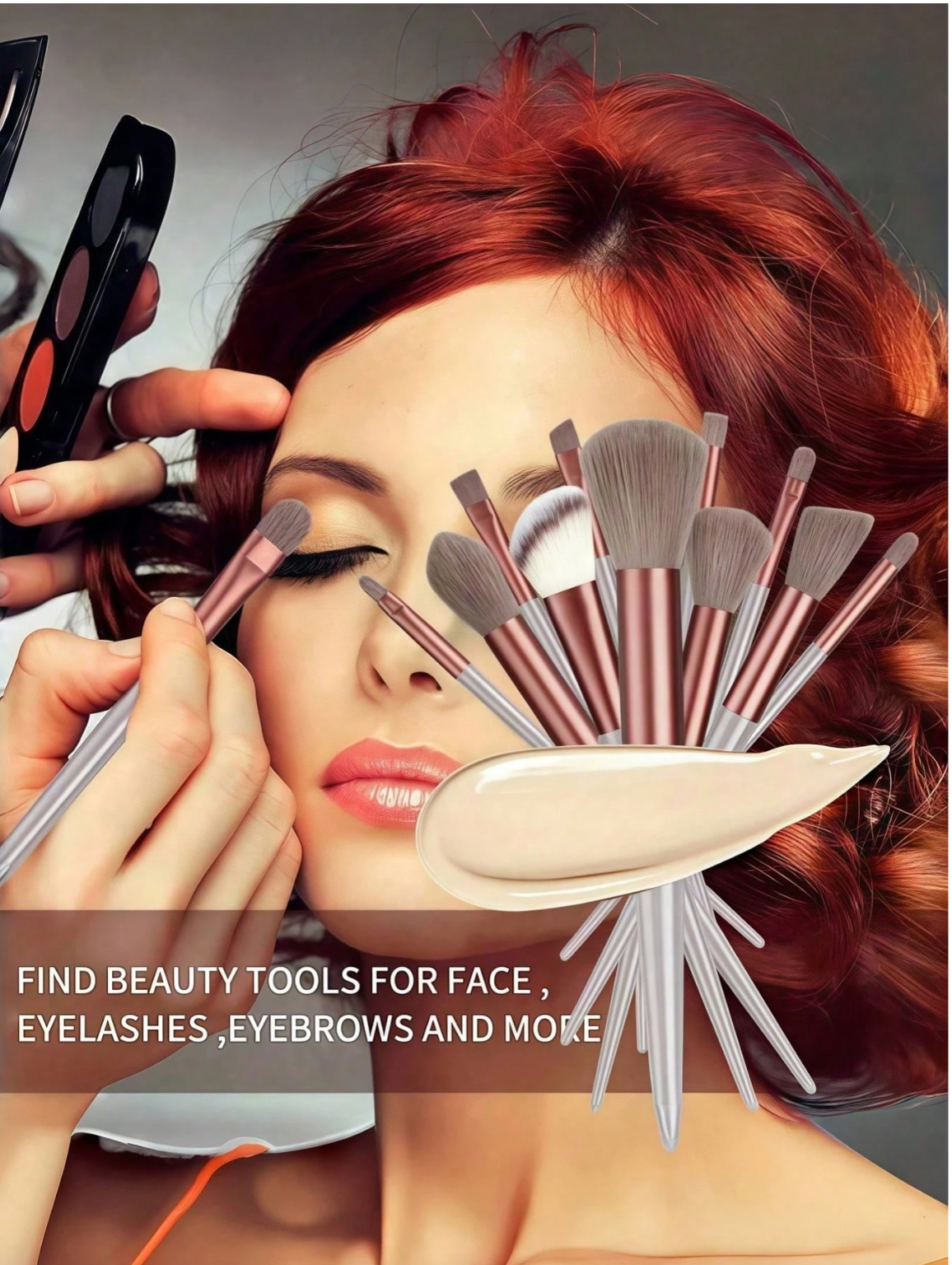 Set de  13 Pinceaux Maquillages